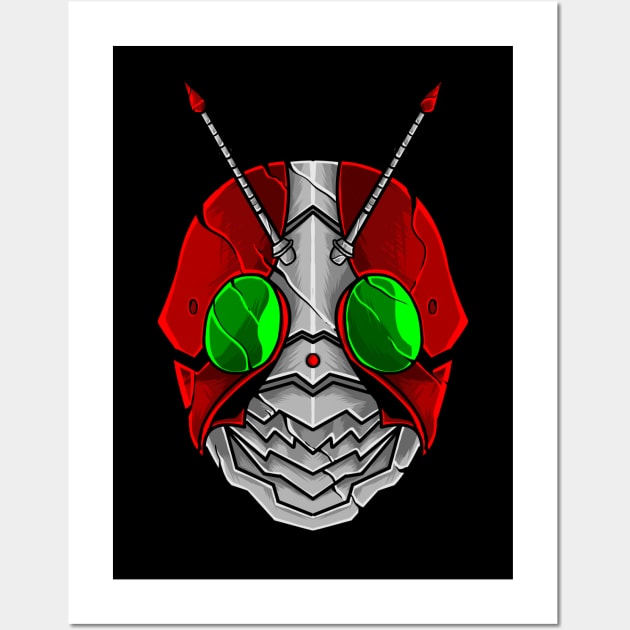 kamen rider v3 Wall Art by Amartwork